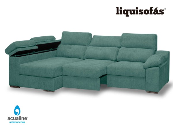 CHAISELONGUE DESLIZANTE AL SUELO Y RECLINABLE MOD. MARINE