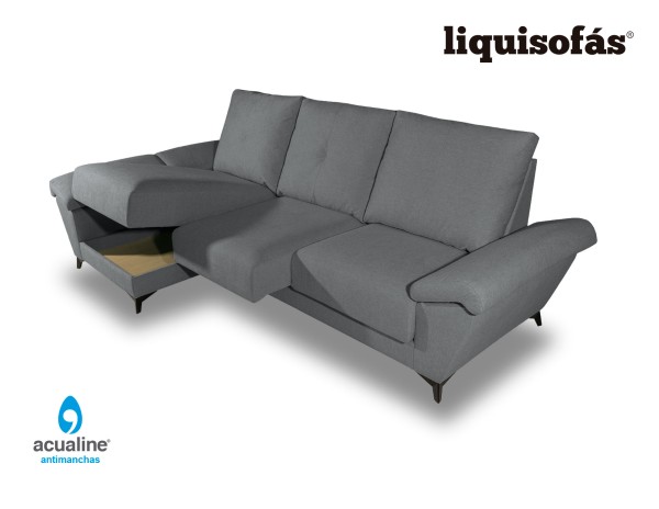 CHAISELONGUE DESLIZANTE Y CON ARCÓN MOD. SUECIA