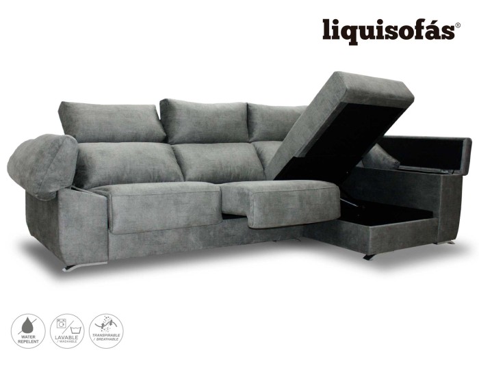 CHAISELONGUE DESLIZANTE Y RECLINABLE...
