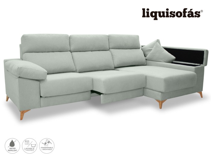 SOFÁ CHAISELONGUE DESLIZANTE FRONTAL...