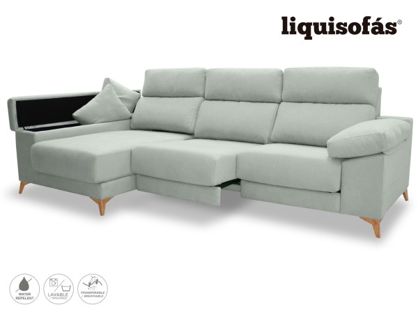 SOFÁ CHAISELONGUE DESLIZANTE FRONTAL MOD. HELSINKI