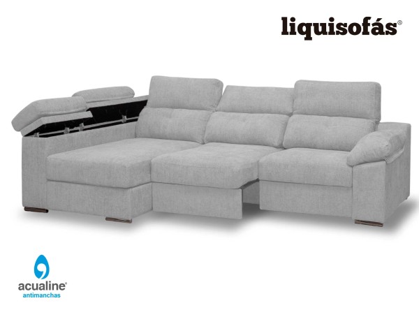 CHAISELONGUE DESLIZANTE AL SUELO Y RECLINABLE MOD. MARINE