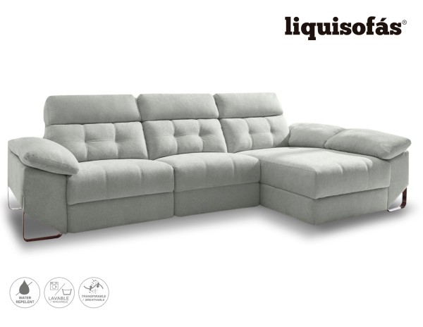 SOFÁ CHAISE LONGUE RELAX ELÉCTRICO C/ARCÓN MOD. RIAD