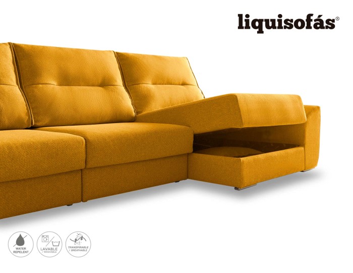 SOFÁ CHAISE LONGUE DESLIZANTE FRONTAL...