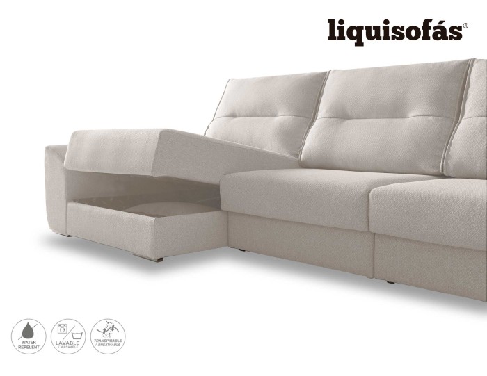 SOFÁ CHAISE LONGUE DESLIZANTE FRONTAL...