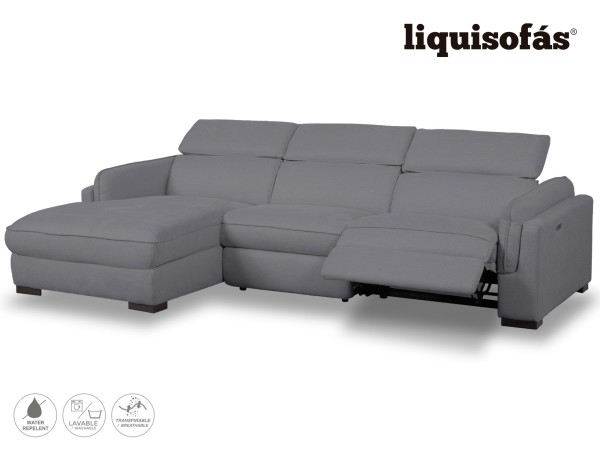SOFÁ CHAISE LONGUE RELAX ELÉCTRICO Y RECLINABLE MOD. TIBET