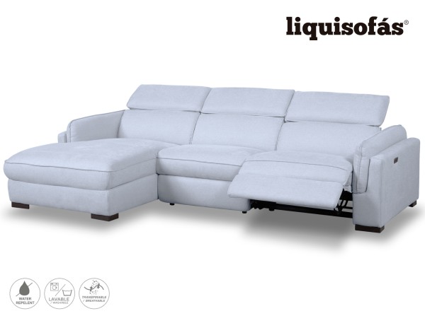 SOFÁ CHAISE LONGUE RELAX ELÉCTRICO Y RECLINABLE MOD. TIBET