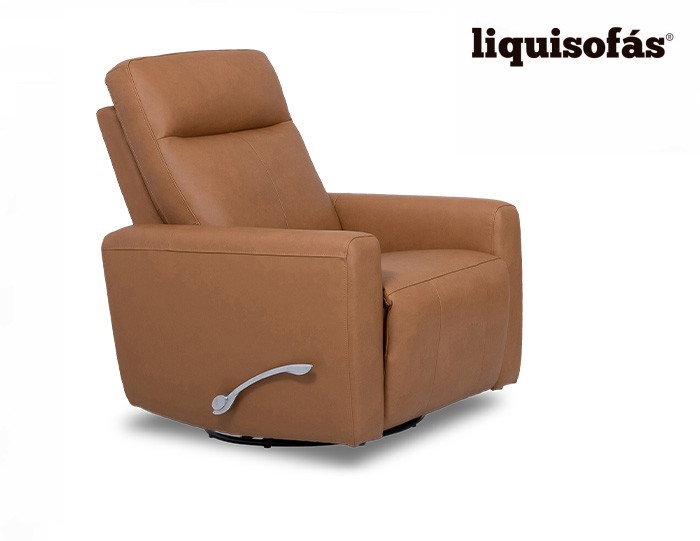 SILLÓN RELAX DE PIEL CON PALANCA MOD....