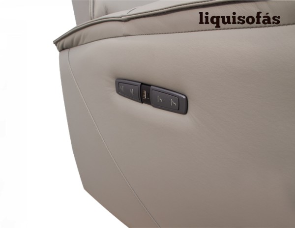 SILLÓN RELAX ELÉCTRICO DE PIEL MOD. SEUL
