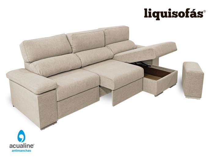 CHAISELONGUE RECLINABLE Y DESLIZANTE...