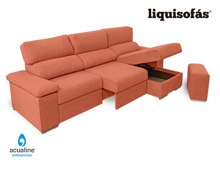CHAISELONGUE RECLINABLE Y DESLIZANTE...