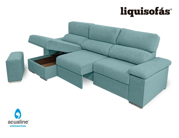 CHAISELONGUE RECLINABLE Y DESLIZANTE AL SUELO C/ARCÓN MOD. CRISTINA