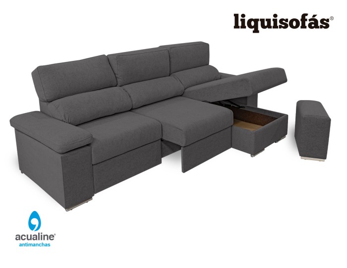 CHAISELONGUE RECLINABLE Y DESLIZANTE...