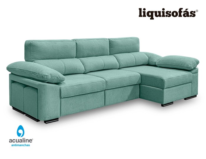 SOFÁ CHAISE LONGUE RECLINABLE Y...