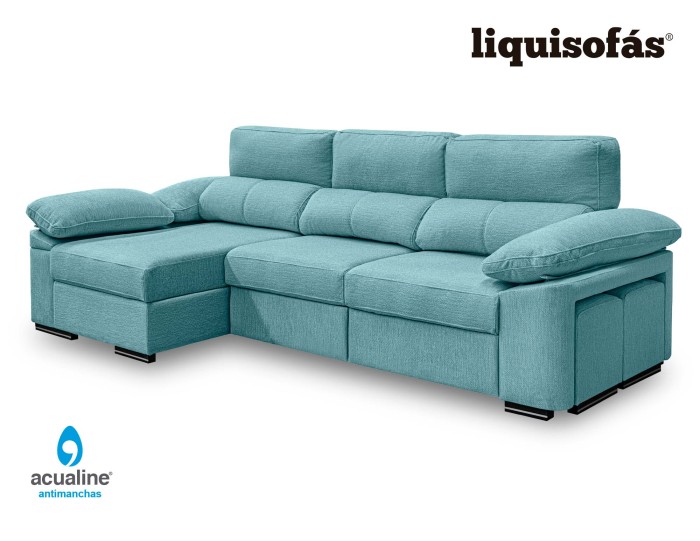 SOFÁ CHAISE LONGUE RECLINABLE Y...