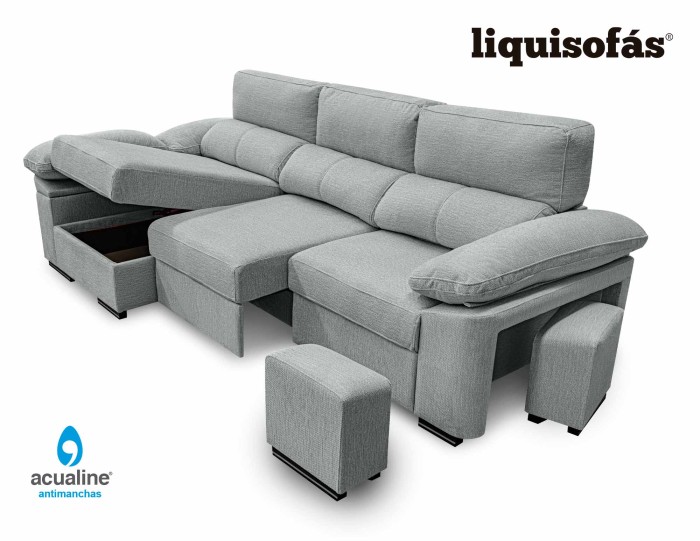 SOFÁ CHAISE LONGUE RECLINABLE Y...