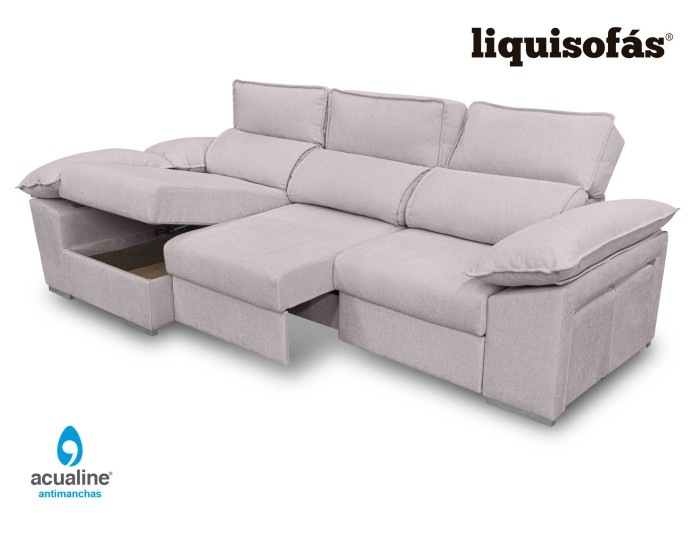 SOFÁ CHAISE LONGUE RECLINABLE Y...