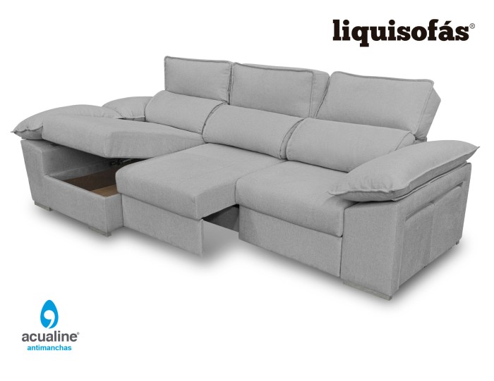 SOFÁ CHAISE LONGUE RECLINABLE Y...