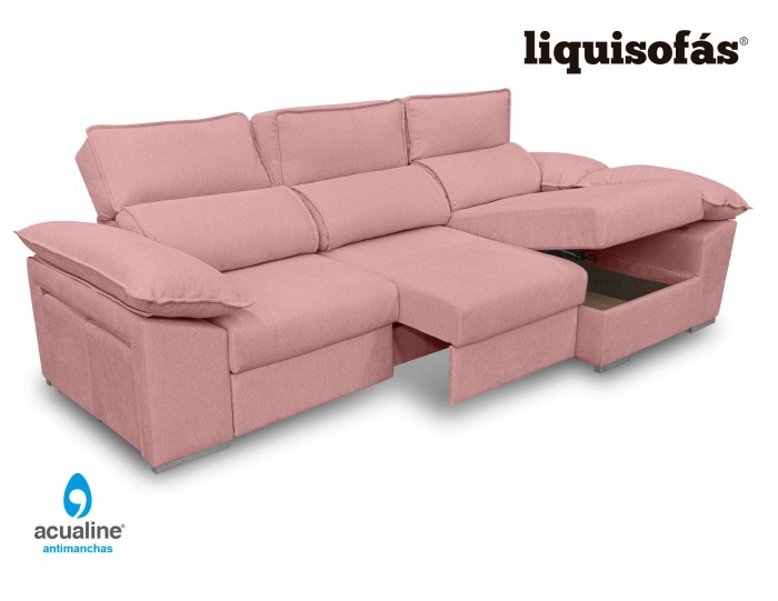 SOFÁ CHAISE LONGUE RECLINABLE Y...