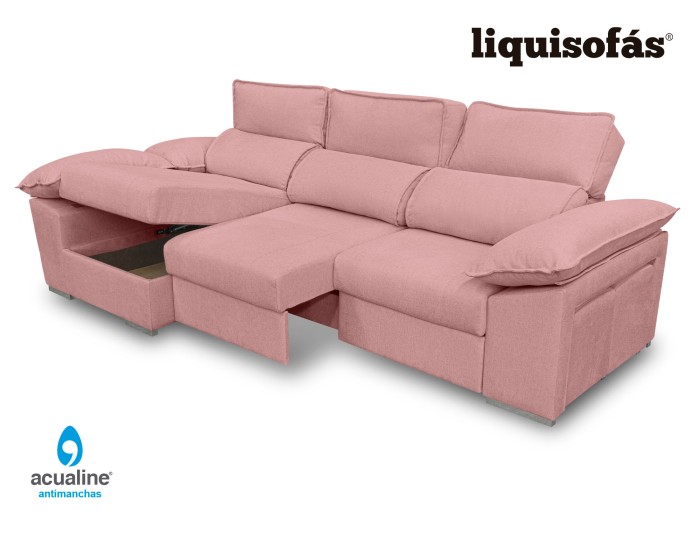 SOFÁ CHAISE LONGUE RECLINABLE Y...