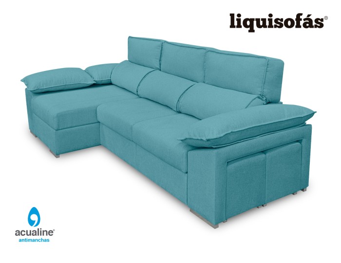 SOFÁ CHAISE LONGUE RECLINABLE Y...