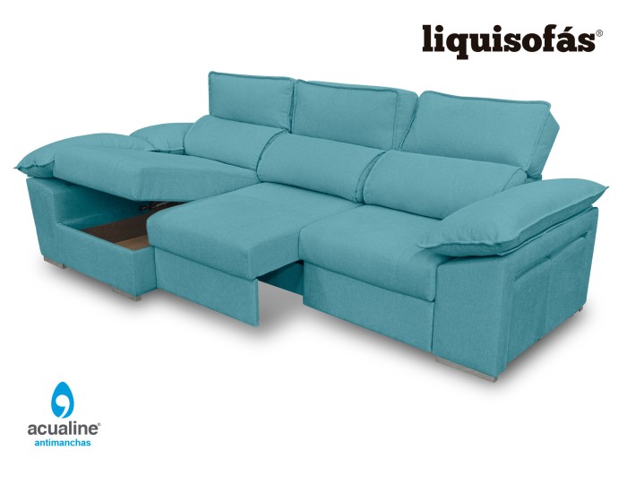 SOFÁ CHAISE LONGUE RECLINABLE Y...