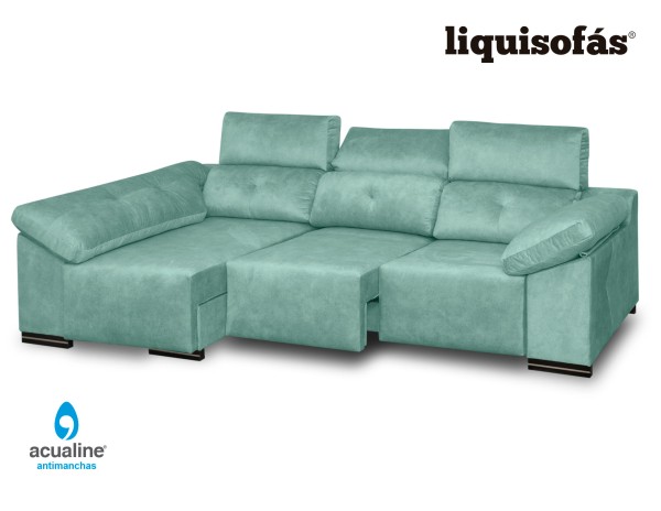CHAISELONGUE DESLIZANTE FRONTAL Y RECLINABLE MOD. JULY