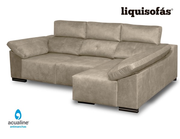 CHAISELONGUE DESLIZANTE FRONTAL Y RECLINABLE MOD. JULY