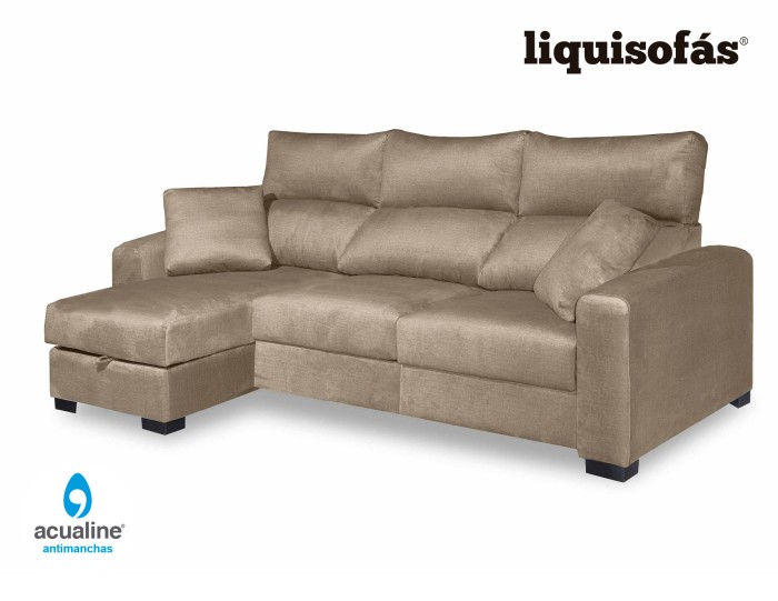 SOFÁ CHAISE LONGUE DESLIZANTE AL...