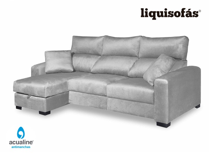 SOFÁ CHAISE LONGUE DESLIZANTE AL...