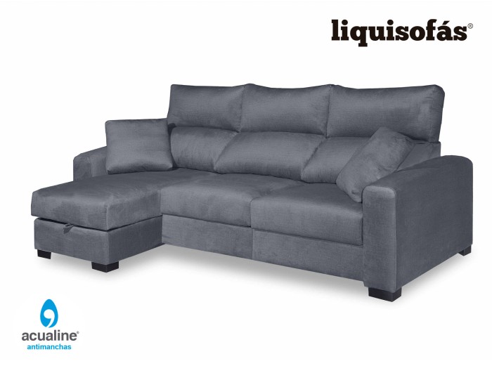 SOFÁ CHAISE LONGUE DESLIZANTE AL...