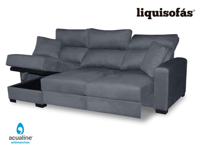 SOFÁ CHAISE LONGUE DESLIZANTE AL...