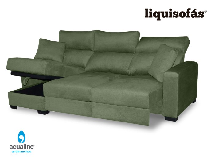 SOFÁ CHAISE LONGUE DESLIZANTE AL...