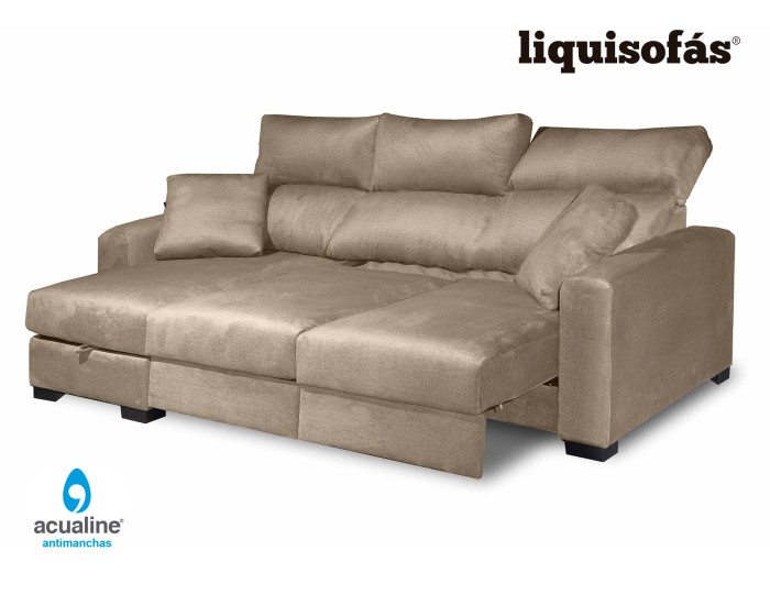 SOFÁ CHAISE LONGUE DESLIZANTE AL...