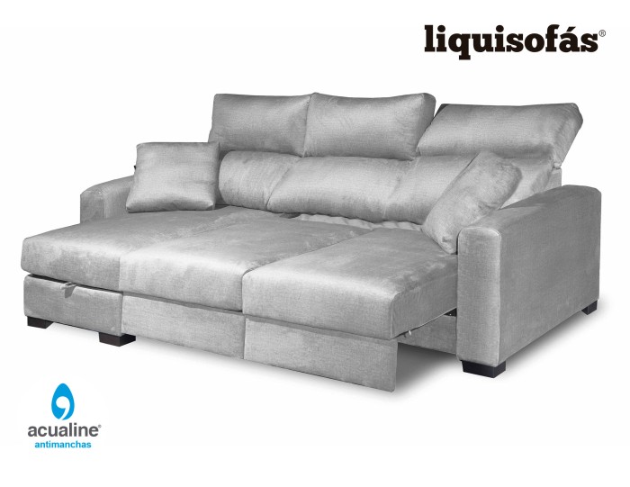 SOFÁ CHAISE LONGUE DESLIZANTE AL...