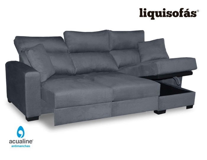 SOFÁ CHAISE LONGUE DESLIZANTE AL...