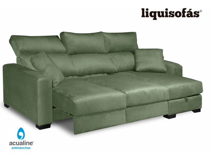 SOFÁ CHAISE LONGUE DESLIZANTE AL...