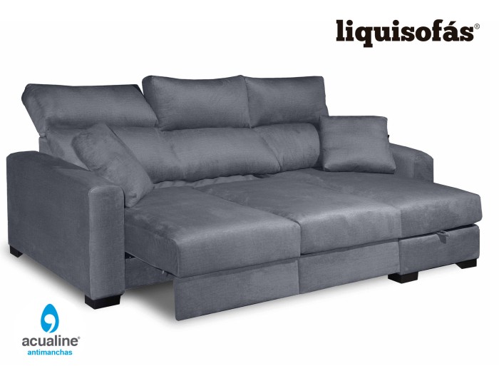 SOFÁ CHAISE LONGUE DESLIZANTE AL...