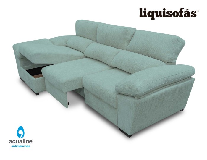 SOFÁ CHAISE LONGUE DESLIZANTE AL...