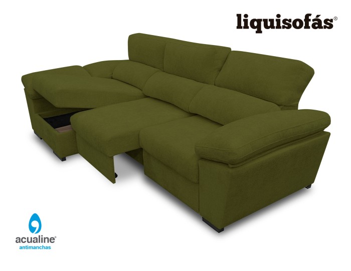 SOFÁ CHAISE LONGUE DESLIZANTE AL...