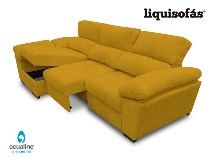 SOFÁ CHAISE LONGUE DESLIZANTE AL...