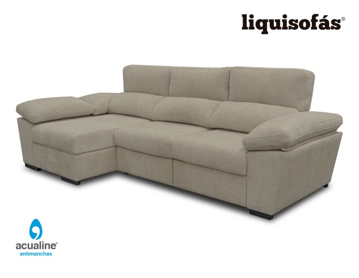 SOFÁ CHAISE LONGUE DESLIZANTE AL...