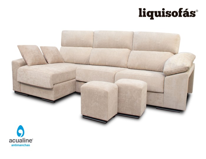 SOFÁ CHAISE LONGUE RECLINABLE Y...