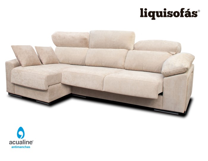 SOFÁ CHAISE LONGUE RECLINABLE Y...