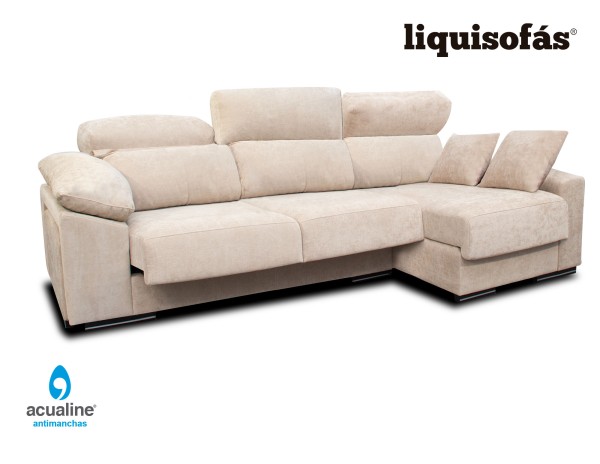 SOFÁ CHAISE LONGUE RECLINABLE Y DESLIZANTE MOD. EGIPTO