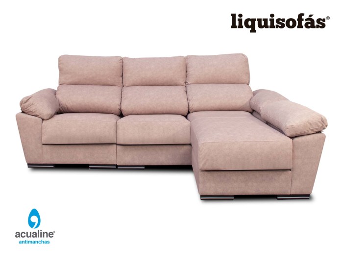 SOFÁ CHAISE LONGUE RECLINABLE Y...