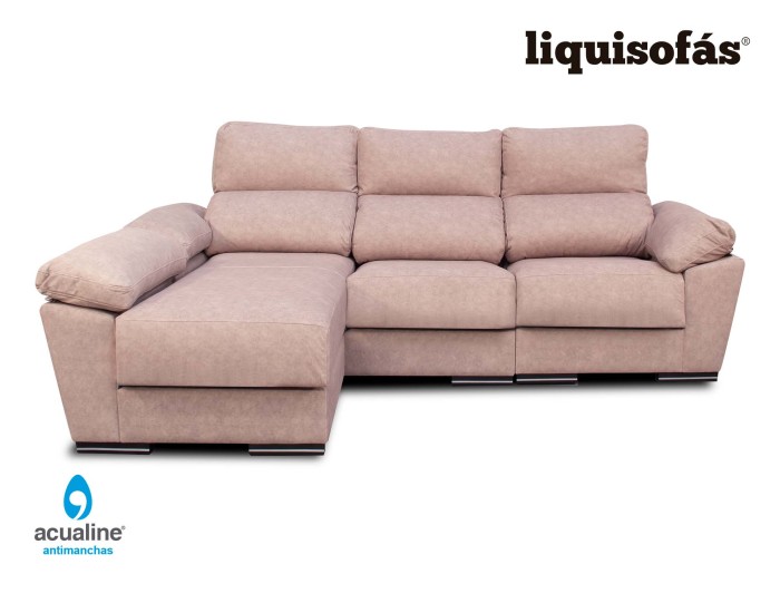 SOFÁ CHAISE LONGUE RECLINABLE Y...