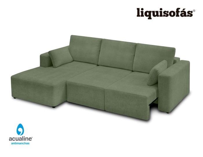 SOFÁ CHAISE LONGUE DESLIZANTE FRONTAL...