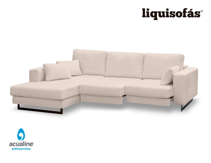 SOFÁ CHAISE LONGUE DESLIZANTE AL...