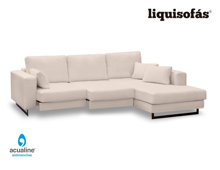 SOFÁ CHAISE LONGUE DESLIZANTE AL...